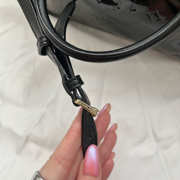 Michael Kors Kara Duffle Embossed Satchel Crossbody Bag - Picture 6 of 10